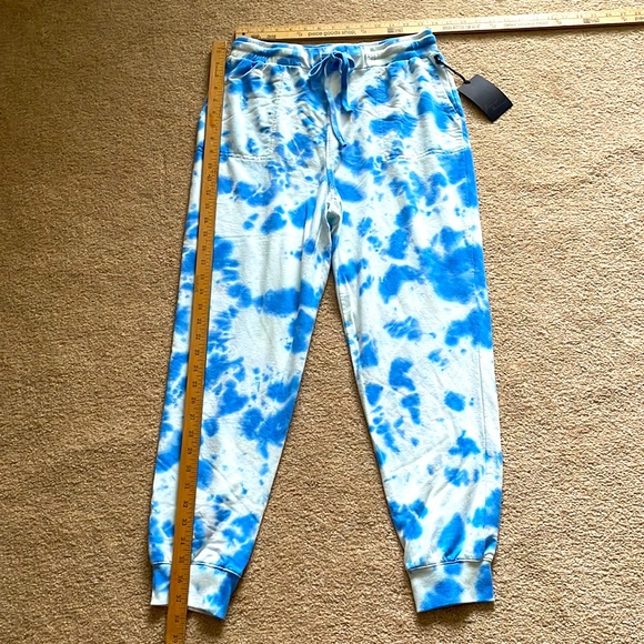 Tie dye cotton blend sweat pants - Picture 2 of 9